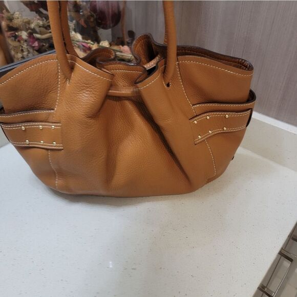 Cole Haan Pebbled Leather Purse Handbag New - Picture 3 of 11